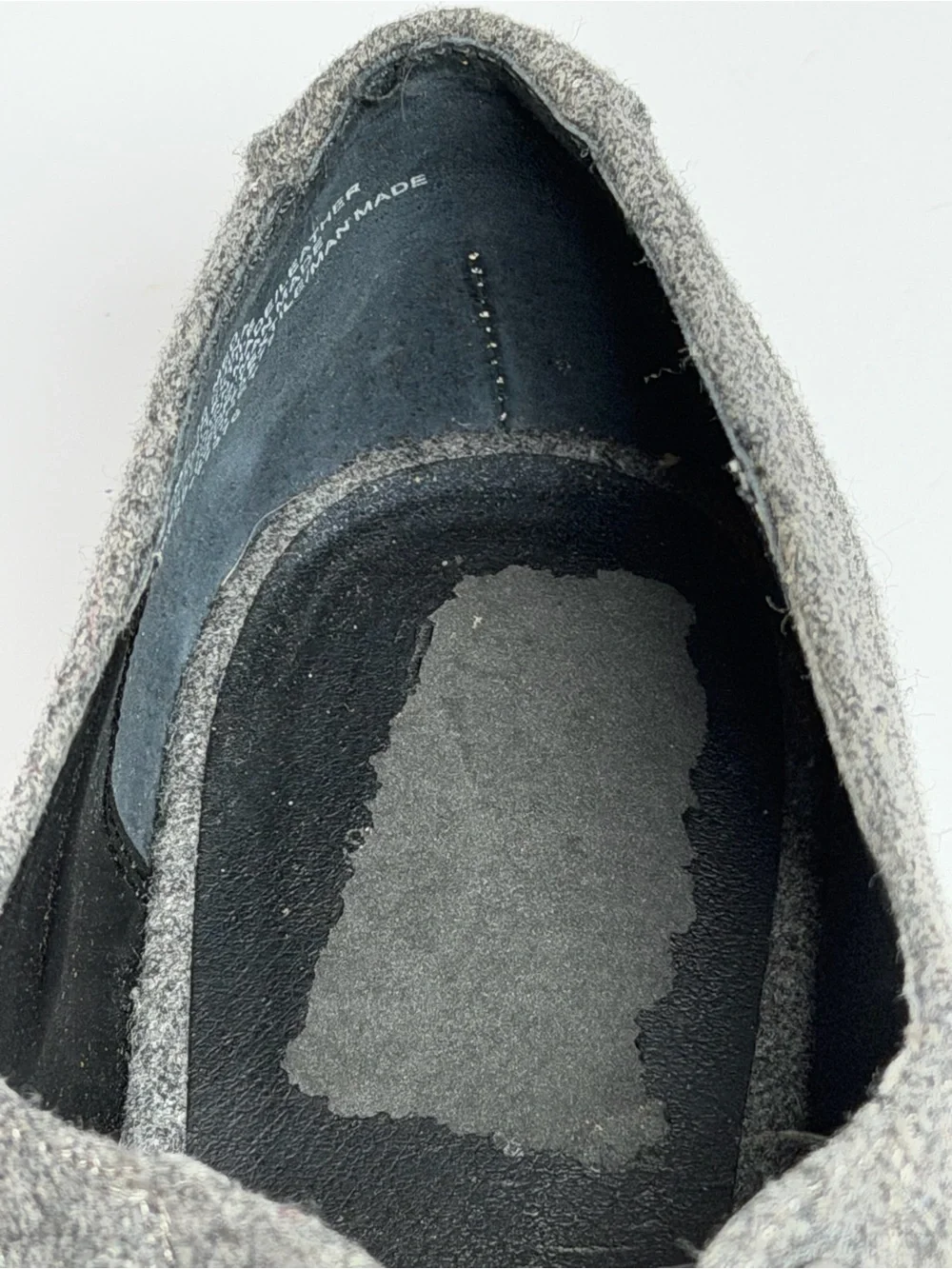 Simply Vera Vera Wang Gray Wool-Style Slip-On Flats 10